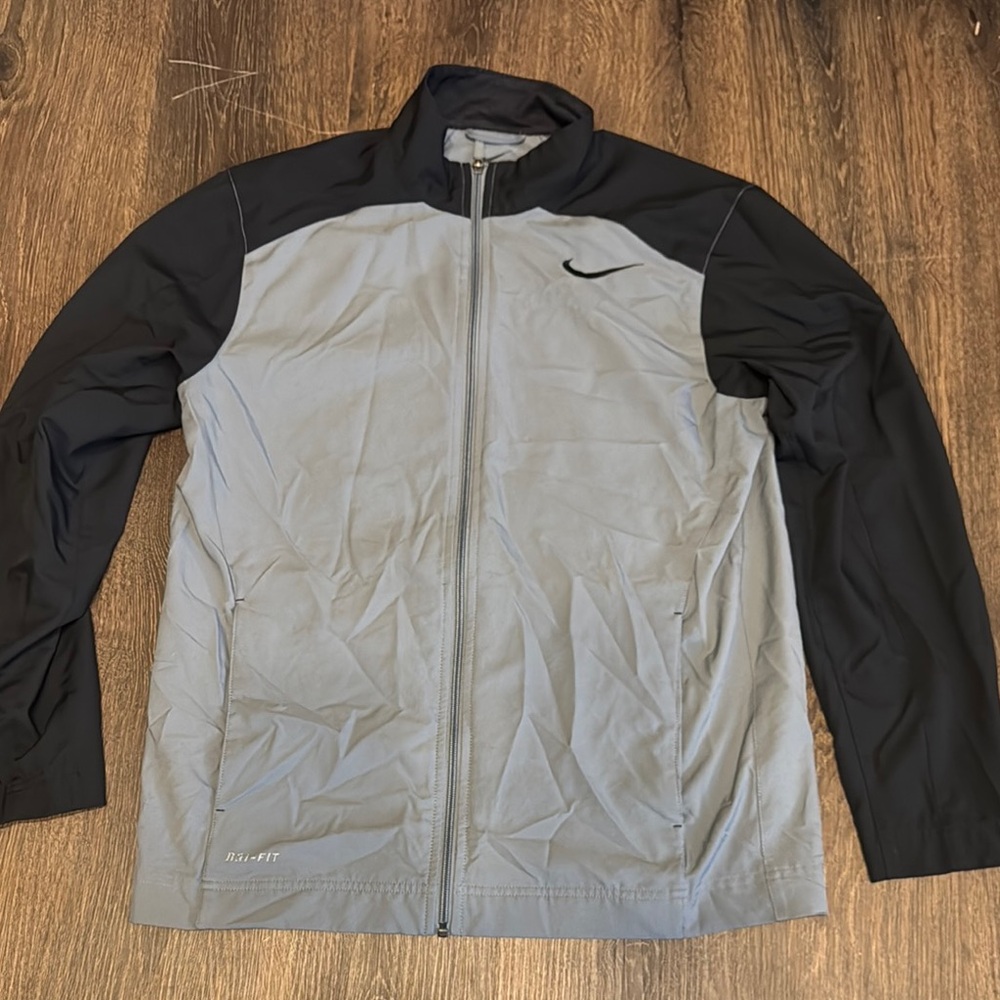 Nike Men's Gray and Black Jacket